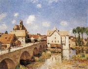 Alfred Sisley The Bridge of Moret Sweden oil painting artist